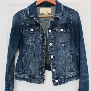 Pilcro and the Letterpress Crop Jean Jacket